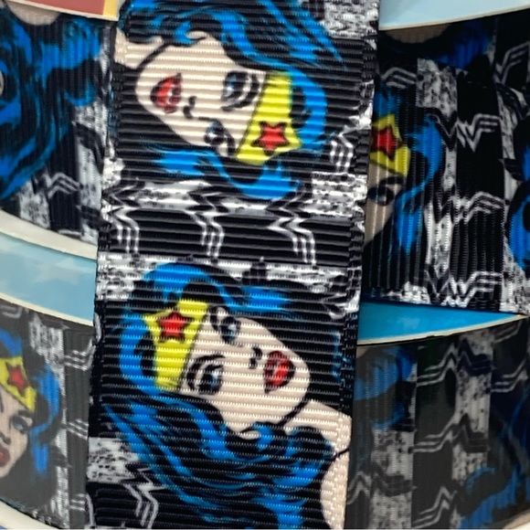 Wonder Woman DC Comics Printed Grosgrain Ribbon 5 Spools 1" 3yds Crafts - Picture 12 of 16